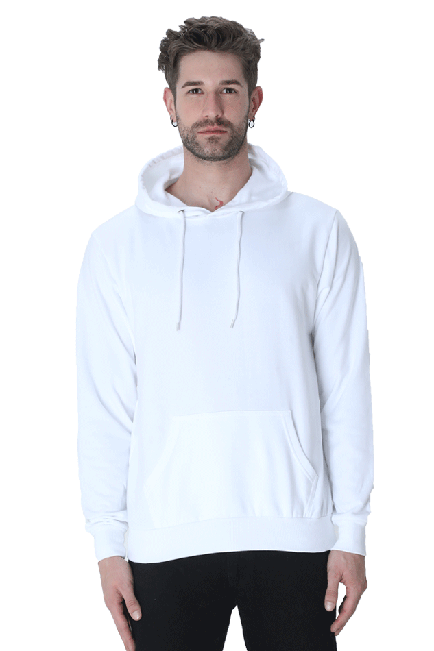 TrendyTreasurrs Men's Plain Hoodie – Effortlessly Cool, All-Day Comfort