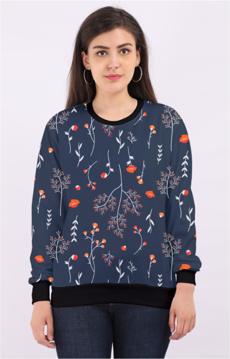 TrendyTreasurrs Winter Wonderland Sweatshirt – Embrace the Season in Style