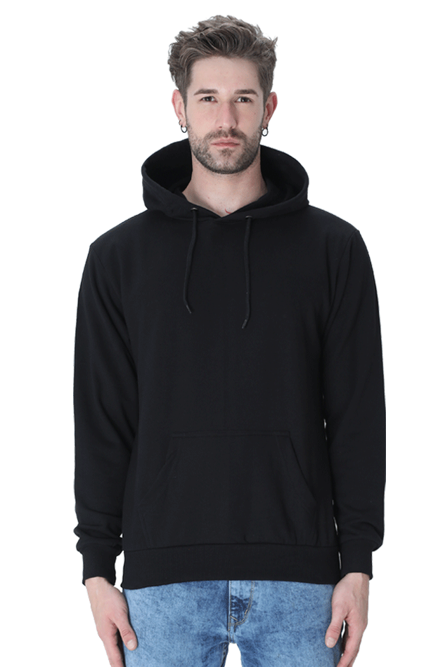 TrendyTreasurrs Men's Plain Hoodie – Effortlessly Cool, All-Day Comfort