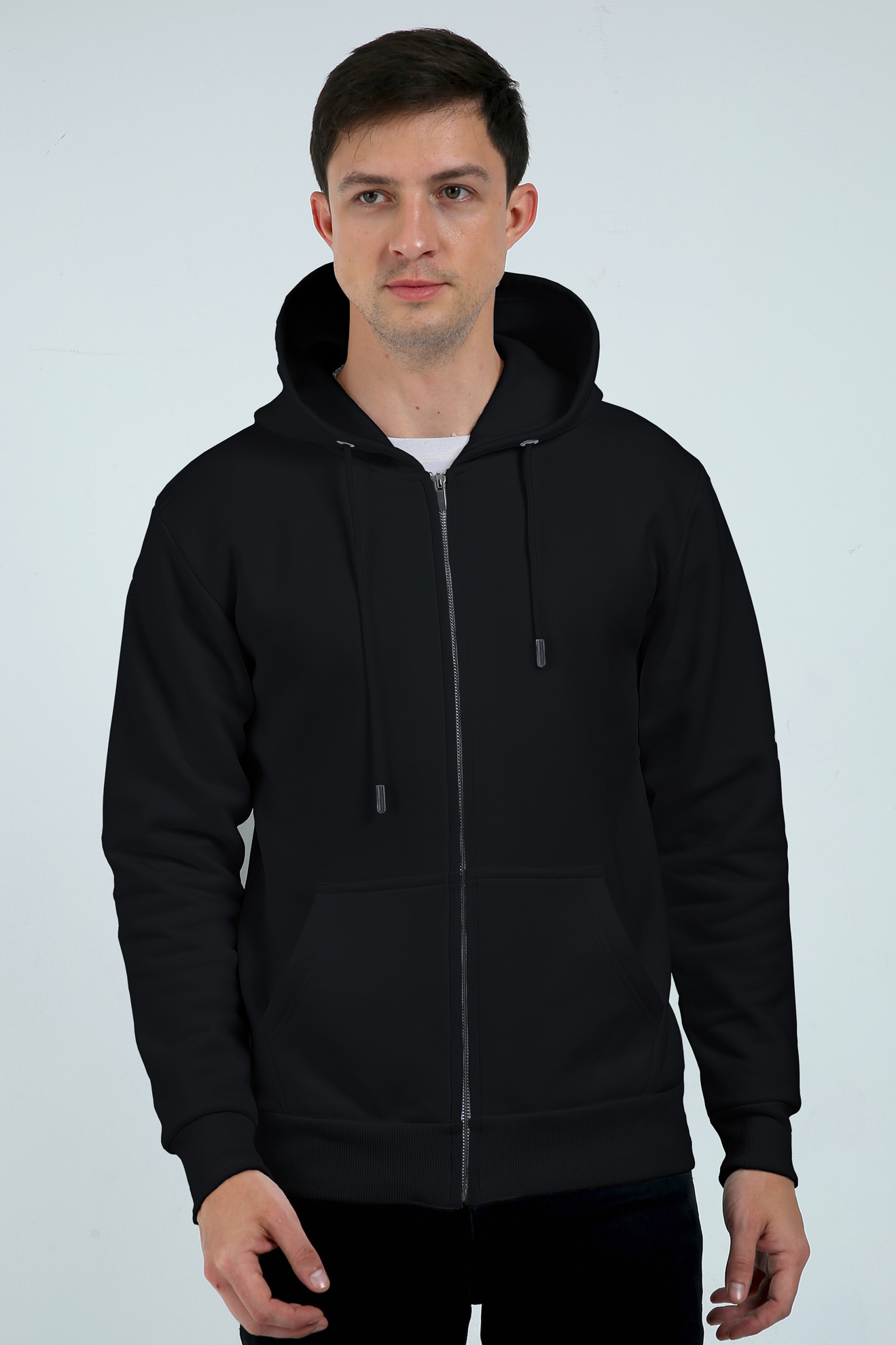 TrendyTreasurrs Plain Chain Hoodie – Elevate Your Everyday Look