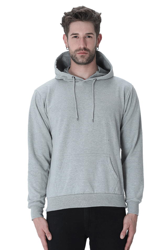 TrendyTreasurrs Men's Plain Hoodie – Effortlessly Cool, All-Day Comfort