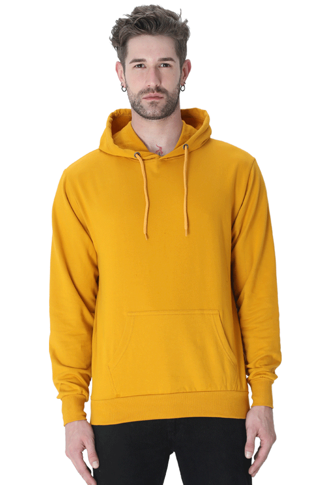 TrendyTreasurrs Men's Plain Hoodie – Effortlessly Cool, All-Day Comfort