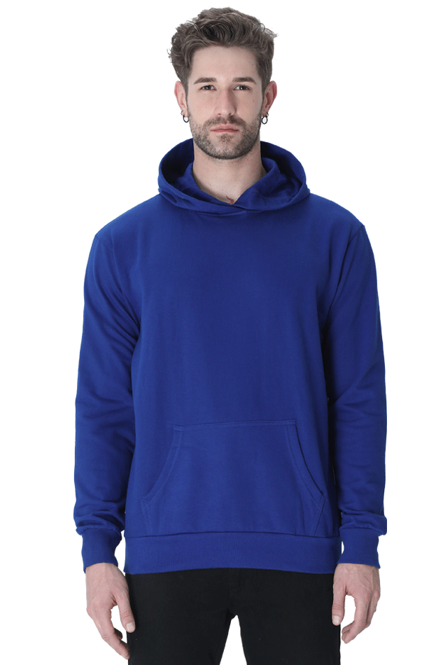 TrendyTreasurrs Men's Plain Hoodie – Effortlessly Cool, All-Day Comfort