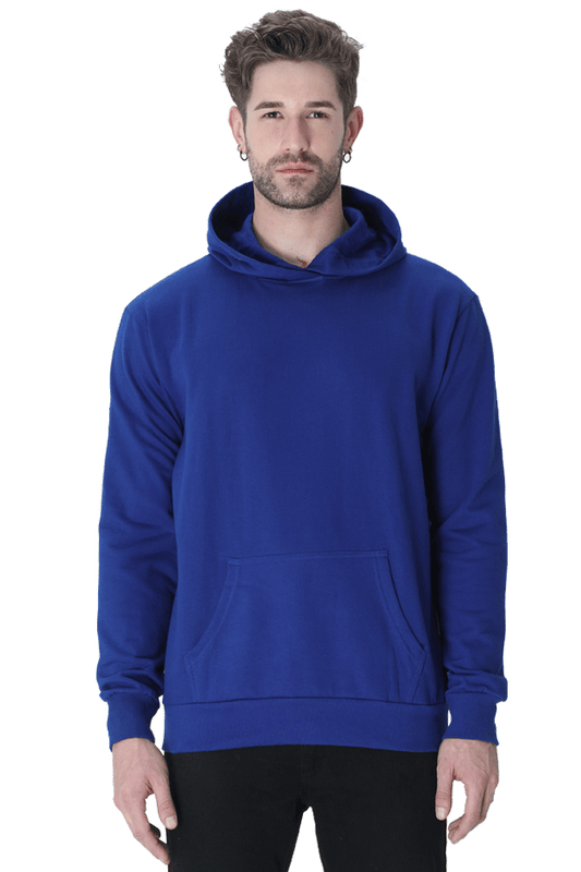 TrendyTreasurrs Men's Plain Hoodie – Effortlessly Cool, All-Day Comfort